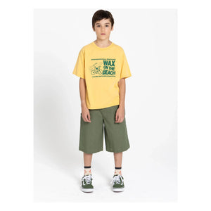 Hundred Pieces - Finn Organic Cotton T-Shirt | Mustard