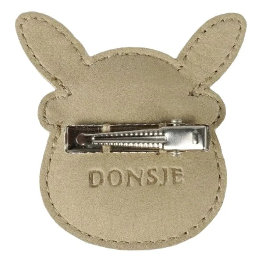 Donsje - Stanzen Rabbit Brooch | Dark Brown