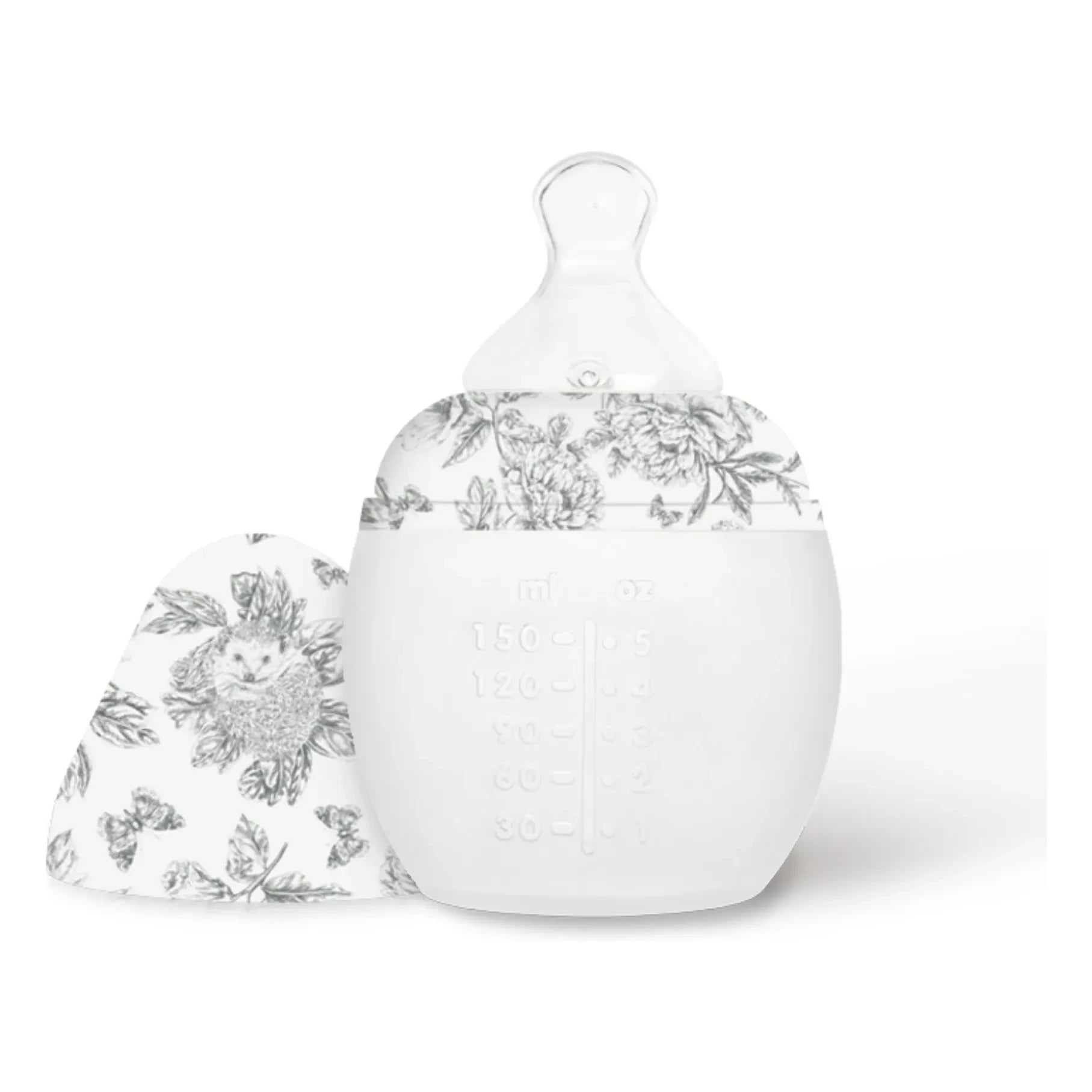 Elhée - Toile de Jouy Medical Silicone Bottles and Physiological Pacifiers - Elhée x Tartine et Chocolat | Gray