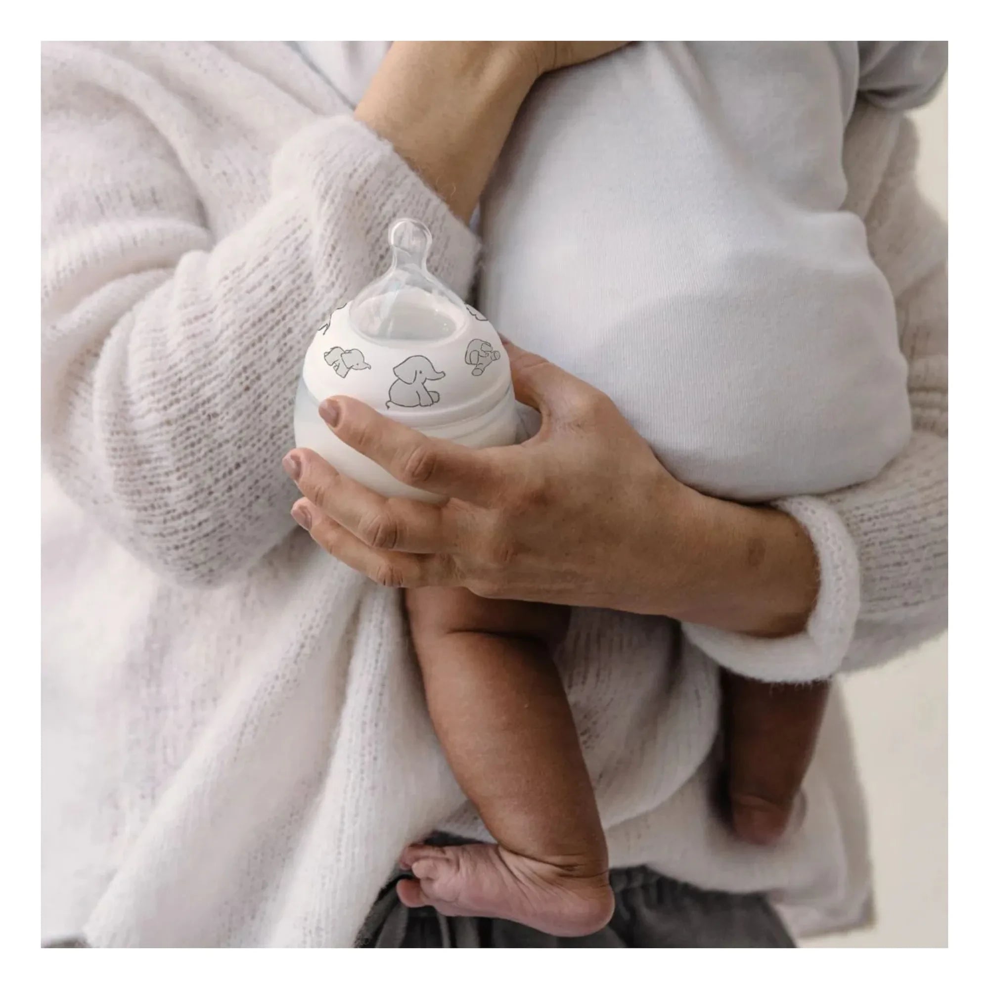 Elhée - Filller medical silicone baby bottle and physiological pacifier