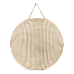 Konges Sløjd - Tea Stripe Foldable Beach Tent | Beige