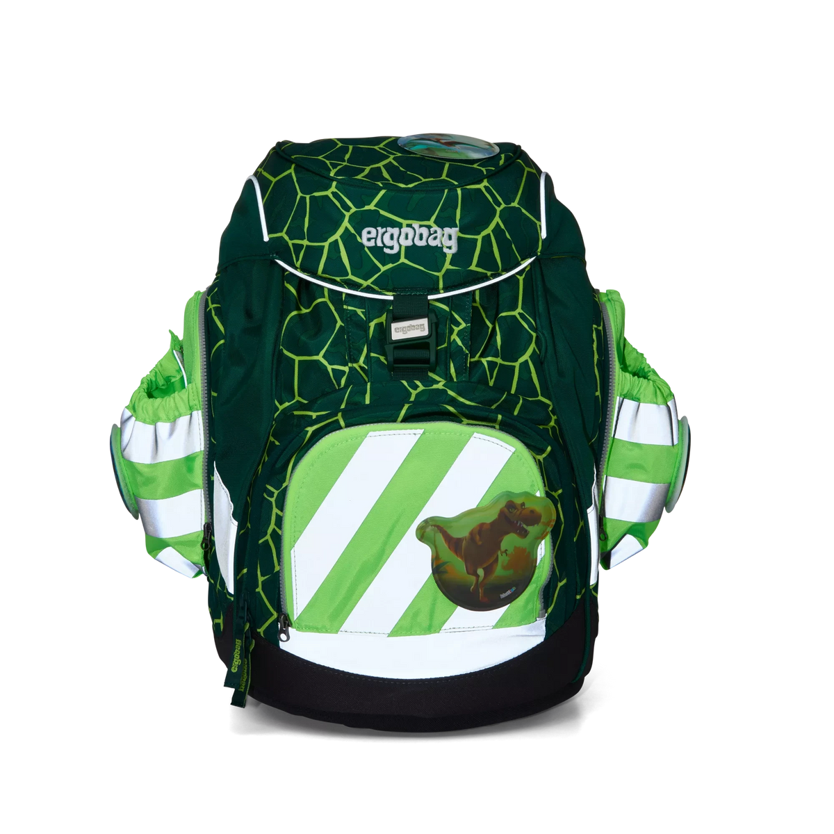 Ergobag - Side Pocket Fermuar Seti With Reflective Green