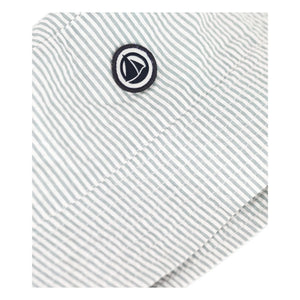 Petit Bateau - Striped Organic Cotton Bob Hat | Green