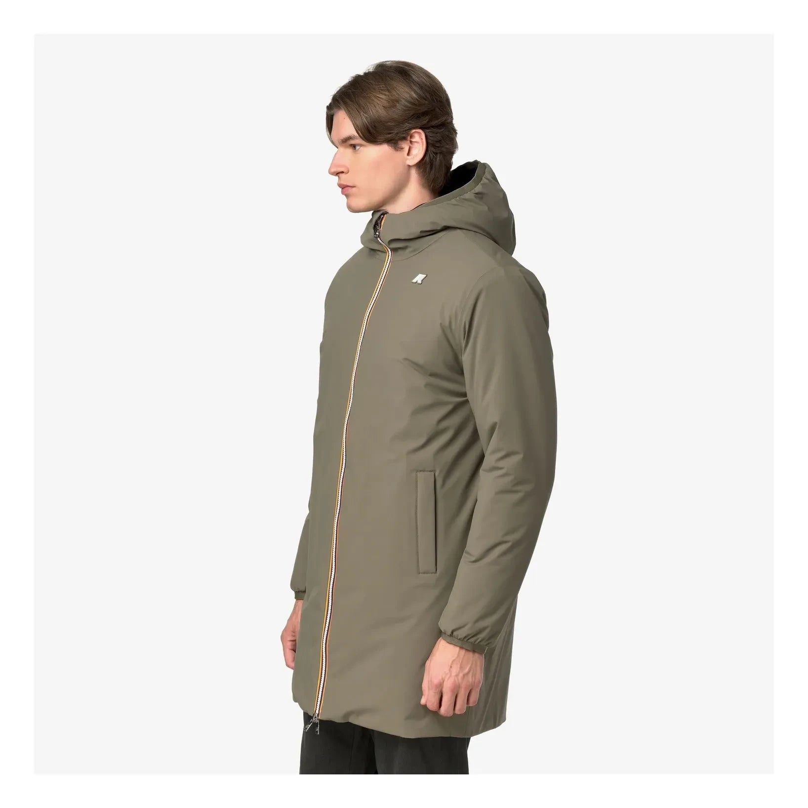 K-way - Jack St Warm Çift Taraflı Ceket | Haki