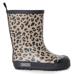 Liewood - Mason Leopard Rain Boots | Brown