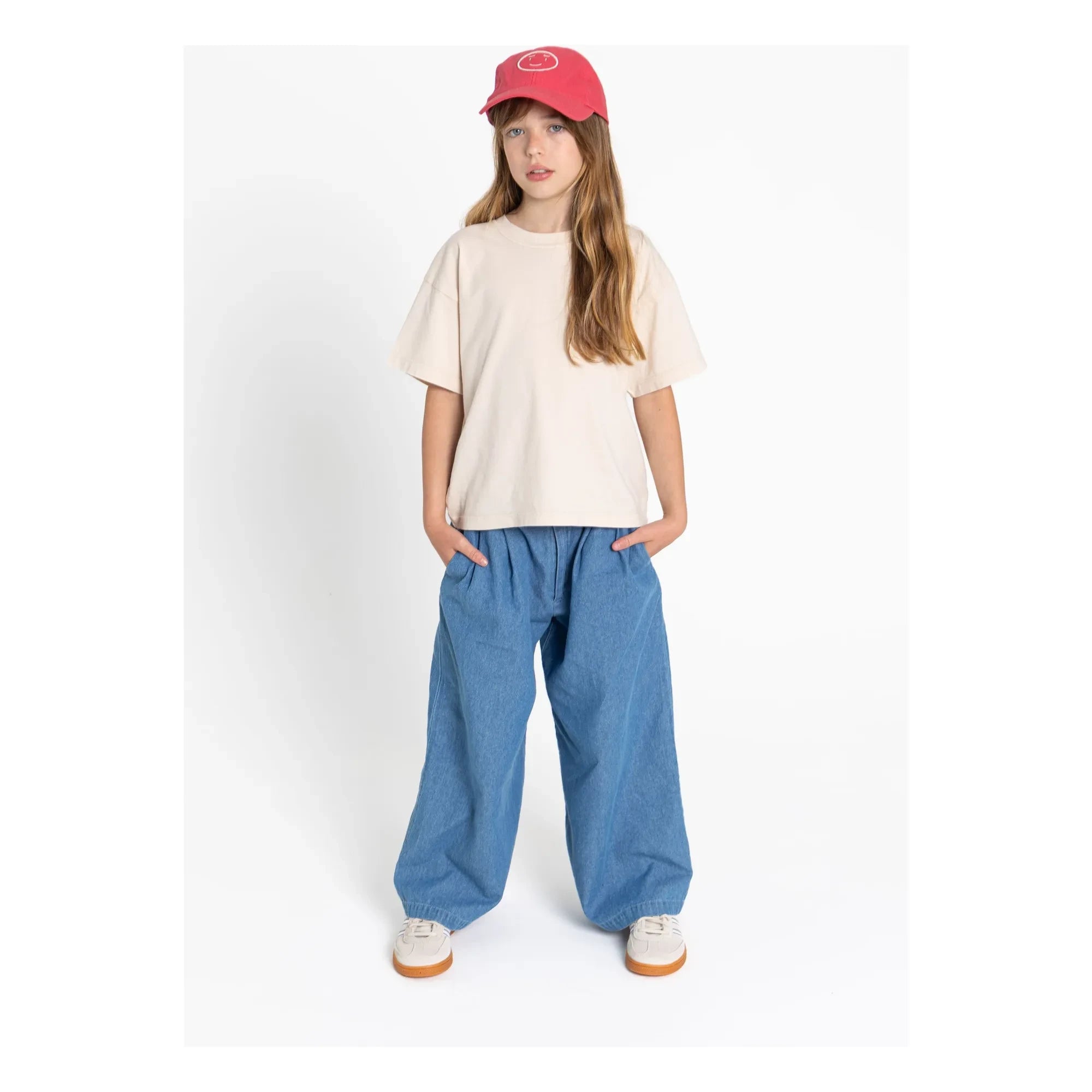 Smallable Kid - Liv Organic Cotton T-Shirt | Cream