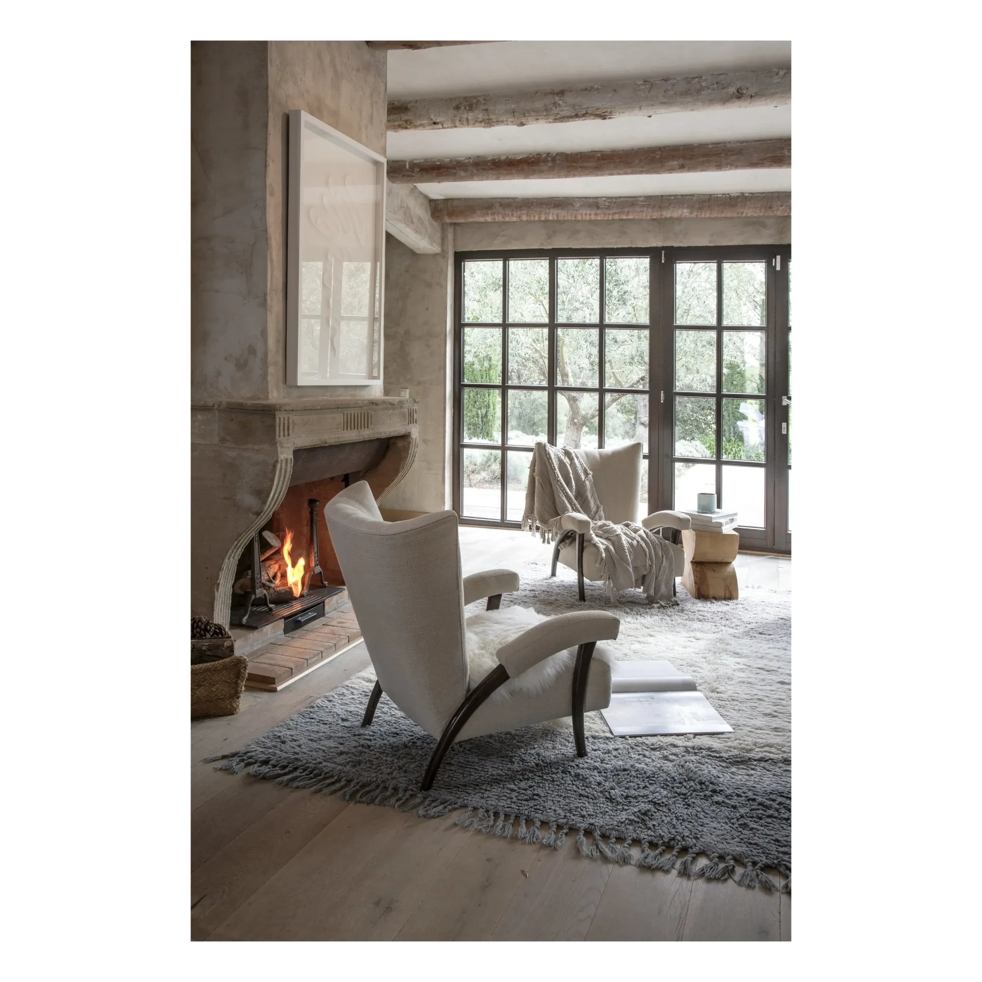 Lorena Canals - Into The Blue Wool Rug | Blue