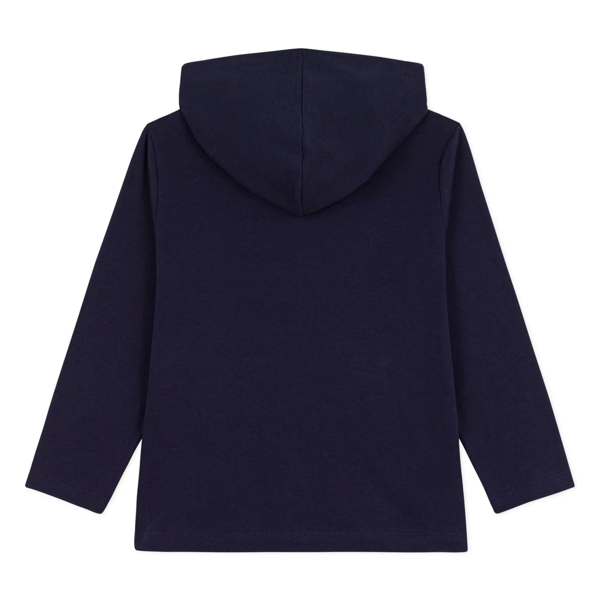 Petit Bateau - Zip-up Hooded Sweatshirt | Navy Blue