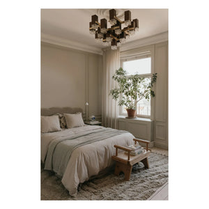 garbo&friends - Striped Duvet Cover | Beige