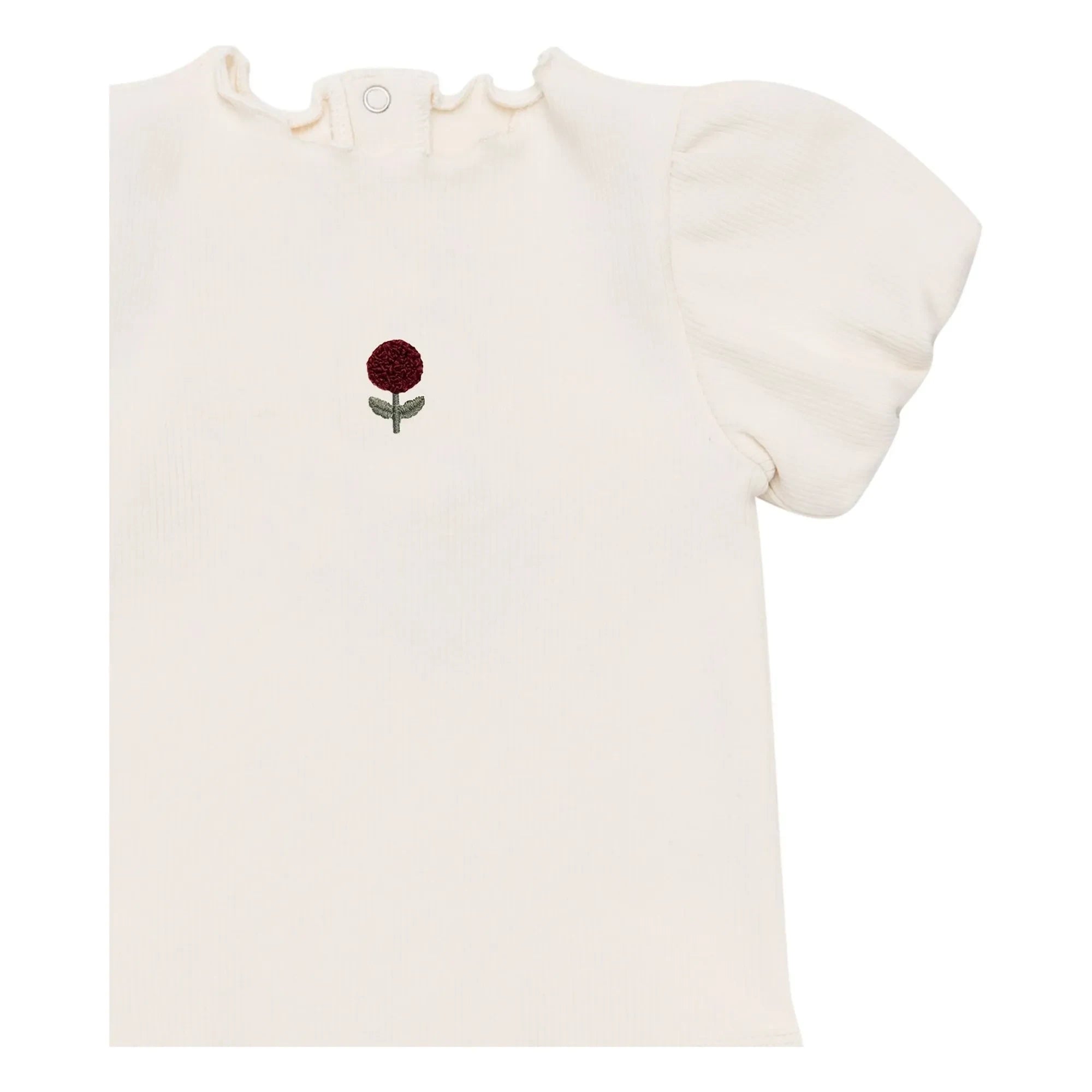 Donsje - Nowie Fleur Organic Cotton Bodysuit | Ecru