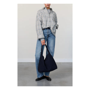 Marrea - Marrea Large Bucket Bag | Night Blue