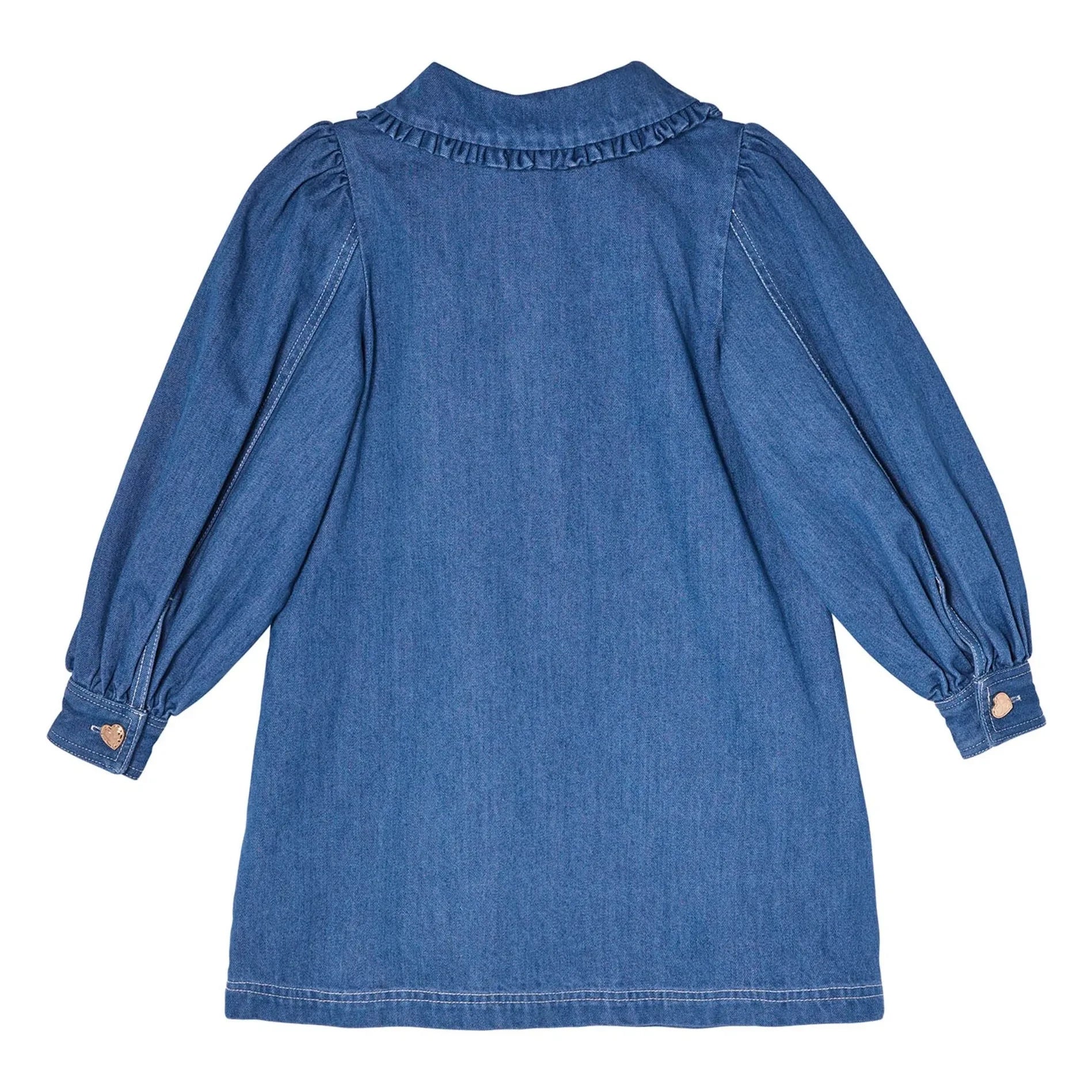 Tutu du Monde - Heartstring Denim Elbise | Mavi