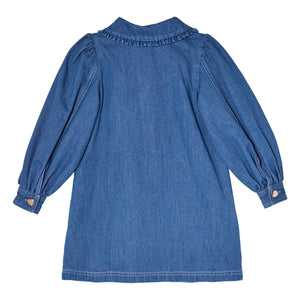 Tutu du Monde - Heartstring Denim Elbise | Mavi