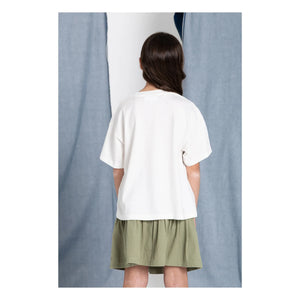 Hundred Pieces - Luna Boots Organic Cotton T-Shirt | White