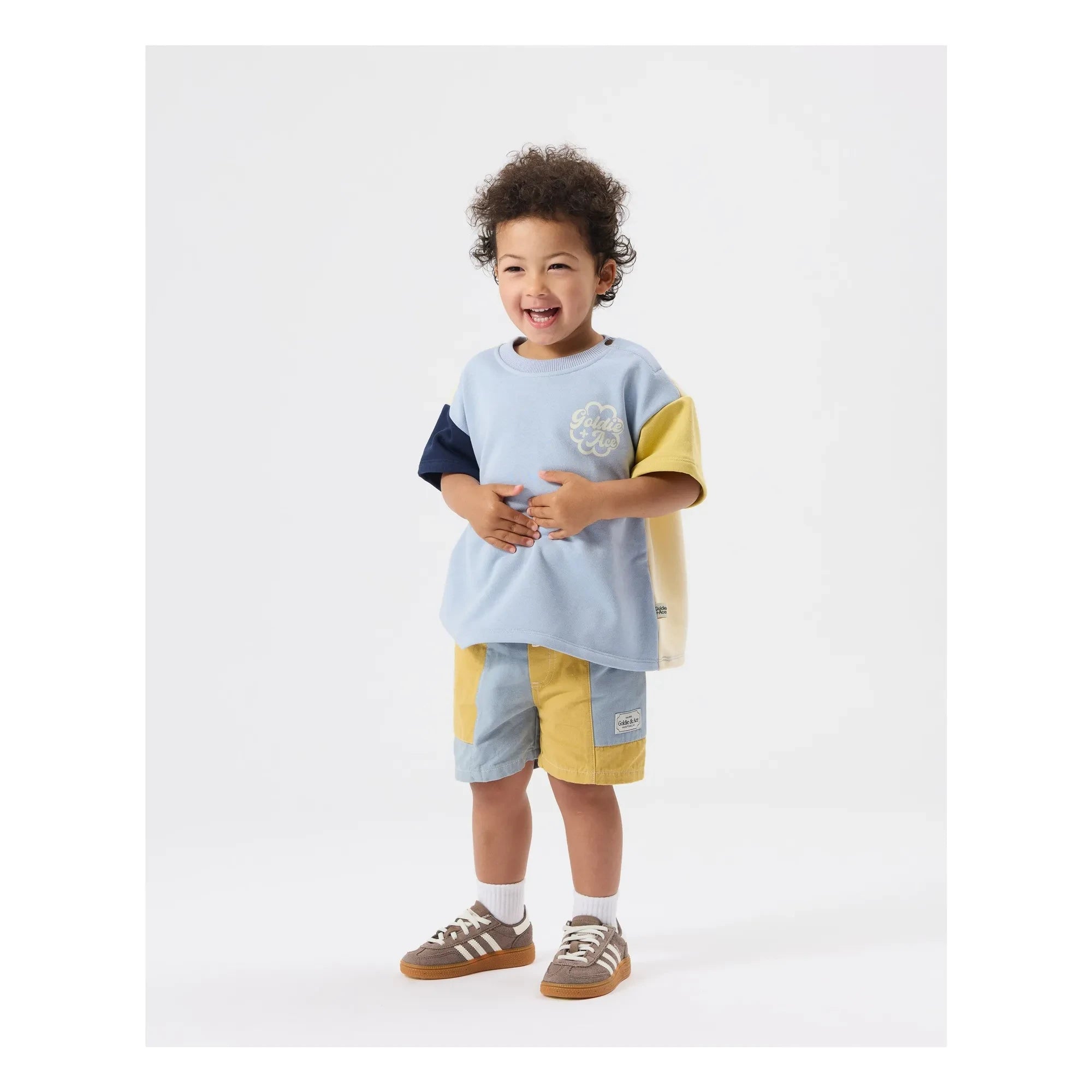 Goldie + Ace - Thick Oversized T-Shirt | Light Blue