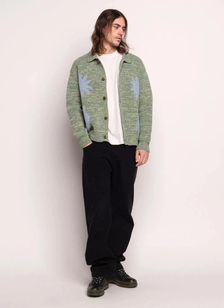 Olow - Cardigan | Heather Green