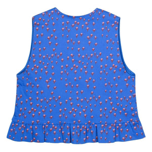 Jelly Mallow - Sleeveless Heart Vest | Blue