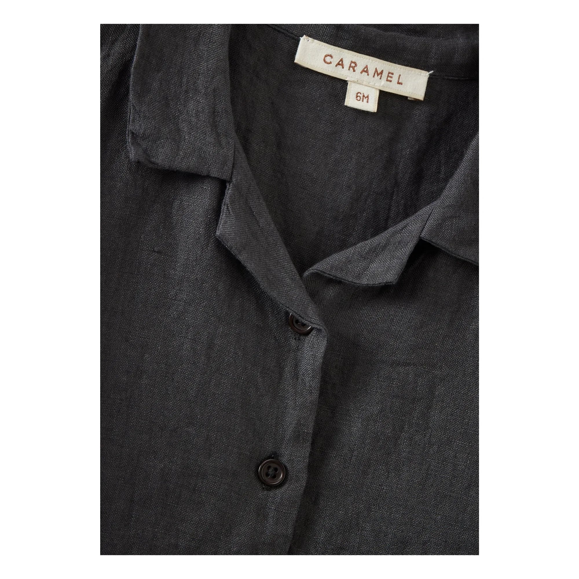 Caramel - Bamboo Linen Shirt and Shorts Set | Abyss Blue