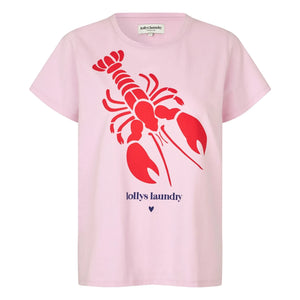 Lollys Laundry - Roma Lobster Pamuk Tişört | Pembe
