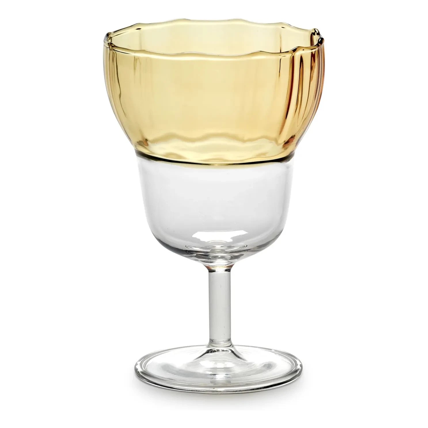 Serax - Yam wine glasses, Waww La Table - Set of 4 | Yellow