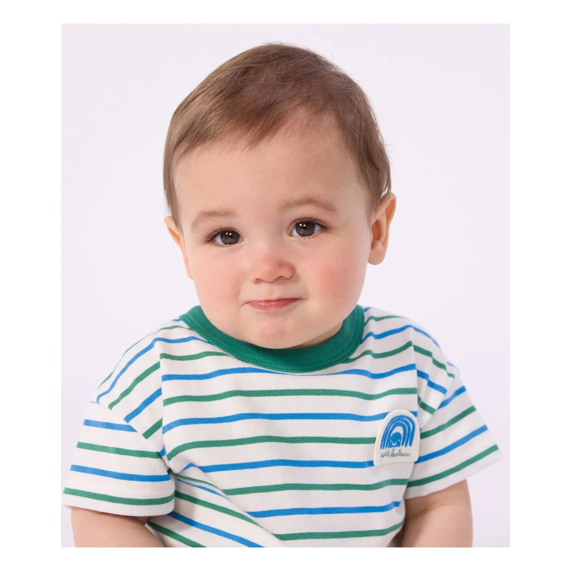 Petit Bateau - Striped T-Shirt | White