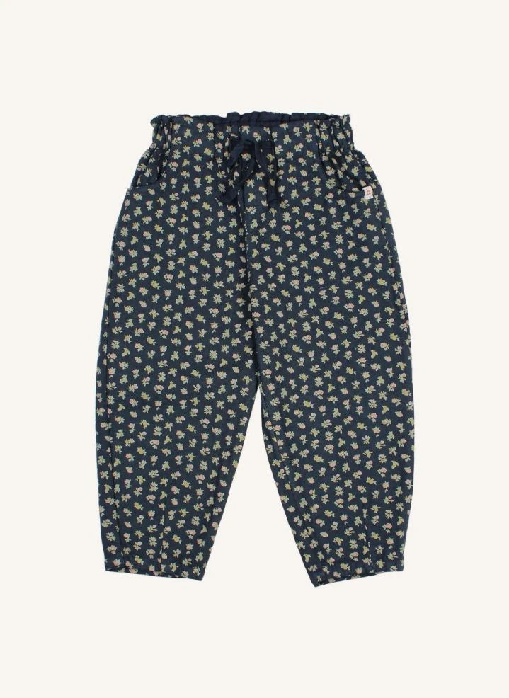 Búho - Floral Pattern Girl's Pants | Navy