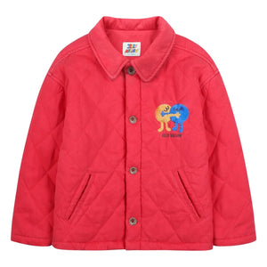 Jelly Mallow - Hug Me Quilted Jacket | Red