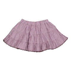 Loir - Burgundy Striped Béa Skirt | Purple