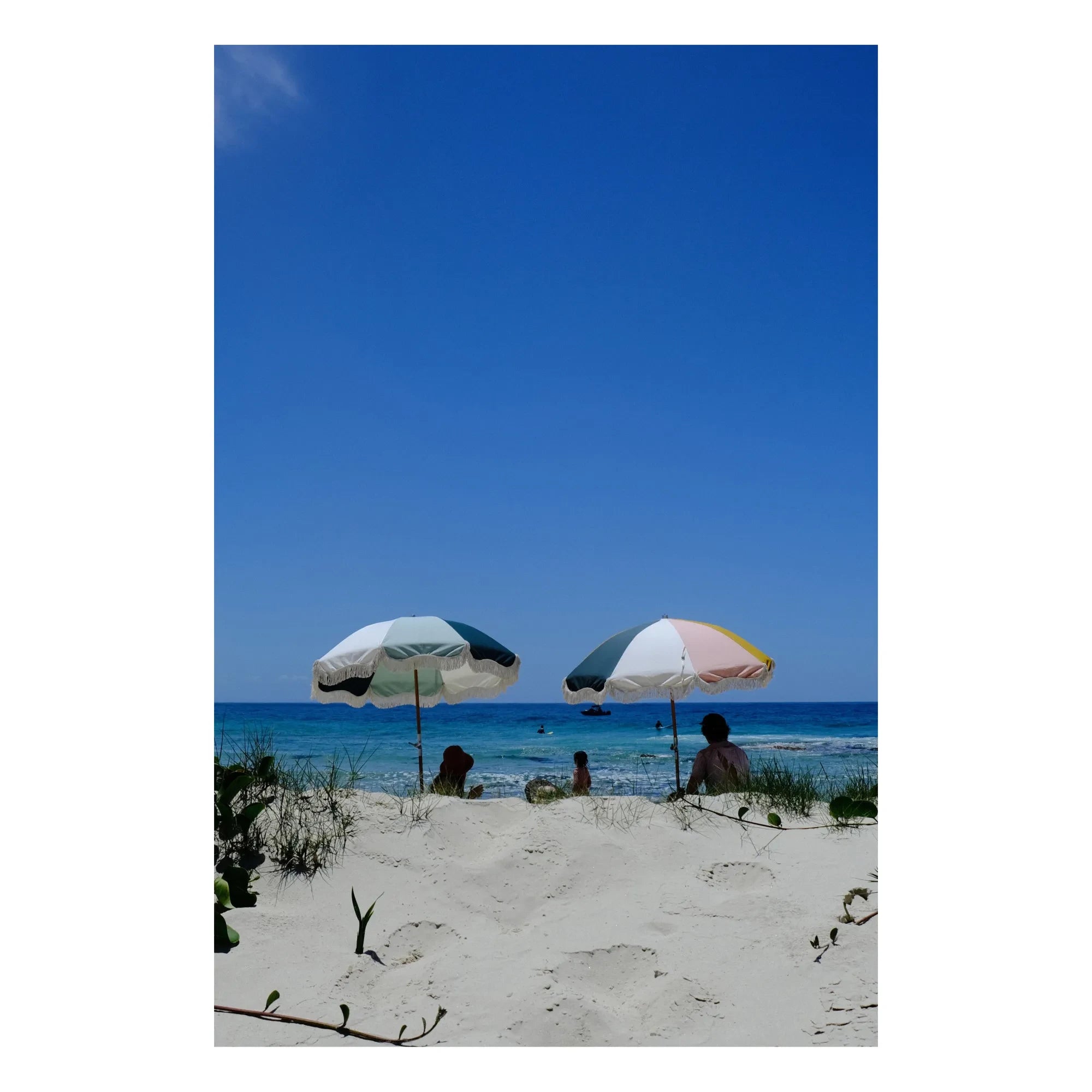 Business & Pleasure Co. - Premium Fringed Beach Umbrella