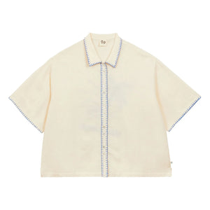a.p - Vacaciones Cotton Shirt | Ecru
