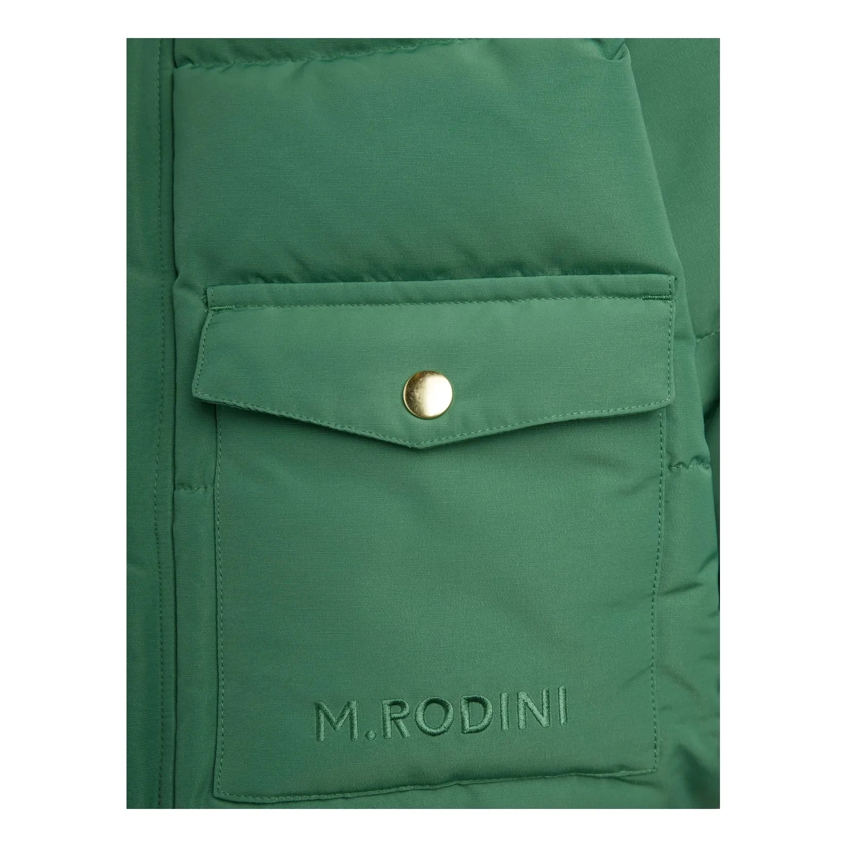 Mini Rodini - Geri Dönüştürülmüş Elyaf Dolgu Ceket | Yeşil