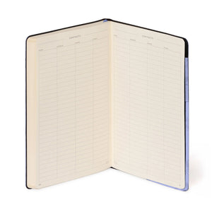Legami - Lined Notebook with Monochrome Soft Cover - Cosmic Lilac - My Notebook