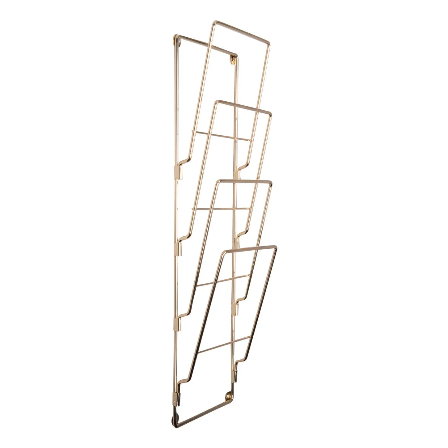 Present Time - Gold-Plated Steel Magazine Holder | Gold