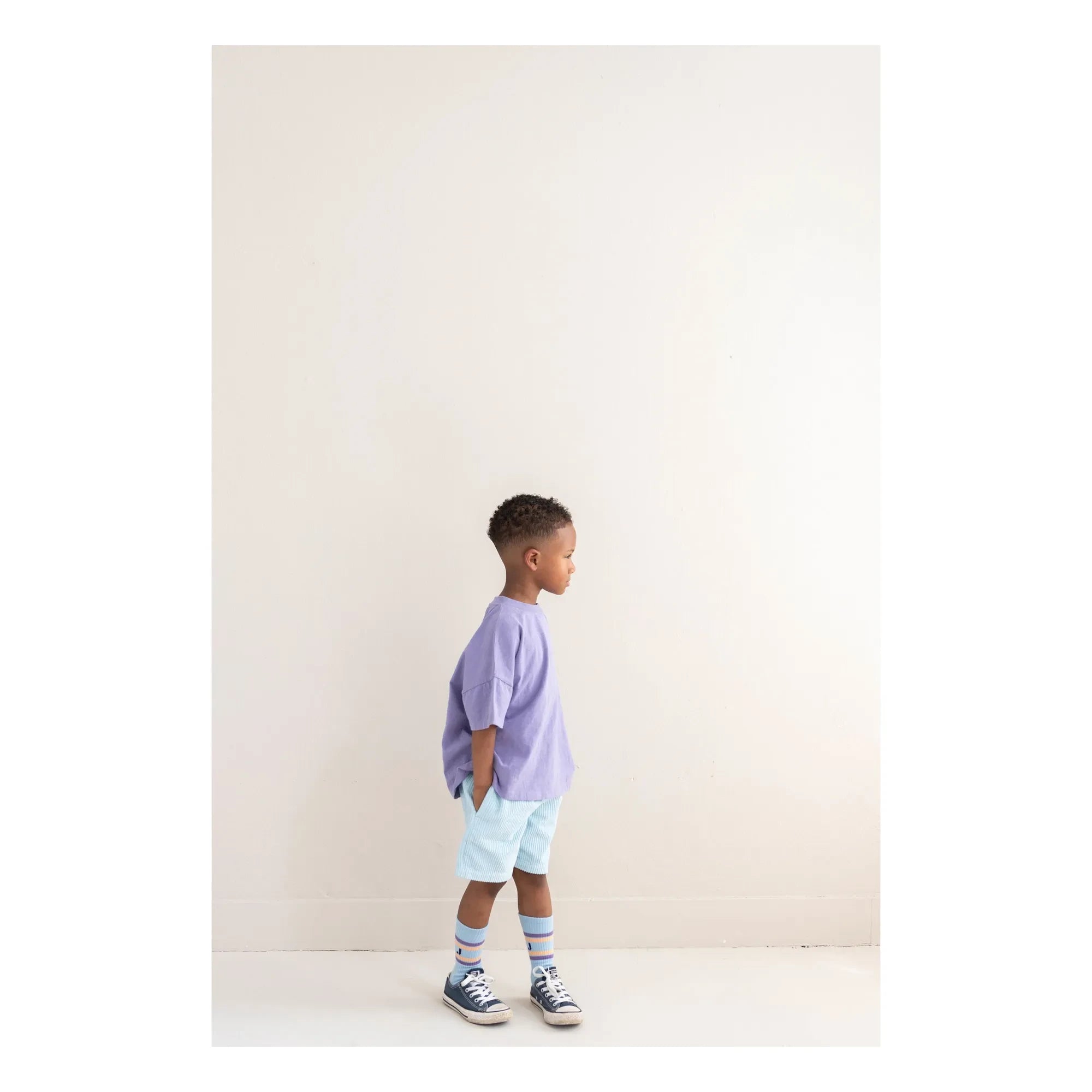 Jenest - Hug Velvet Organic Cotton Shorts | Light Blue