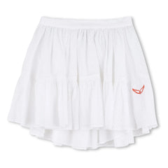 Zadig & Voltaire - Dobby Ruffled Skirt | White