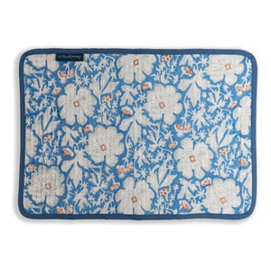 Le Monde Sauvage - St. Petersburg Reversible Placemat - 4-Piece Set | Blue