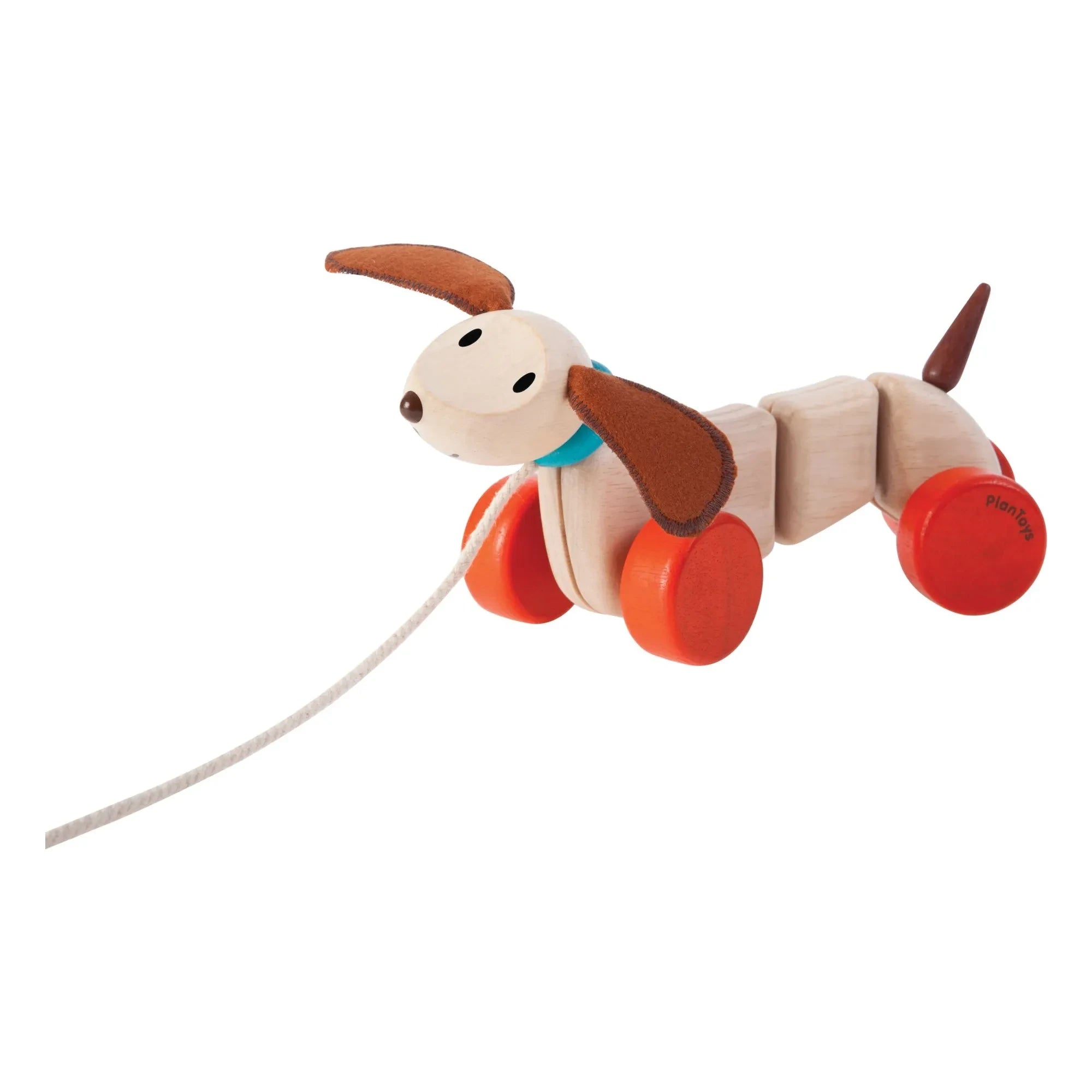 Plan Toys - Pulling Dog Teak
