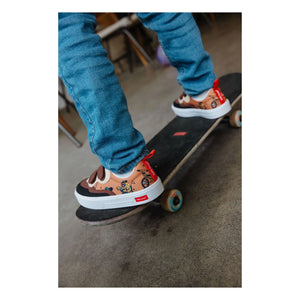 Hello Hossy - Mascots Ride Cartoon Sneakers | Brown