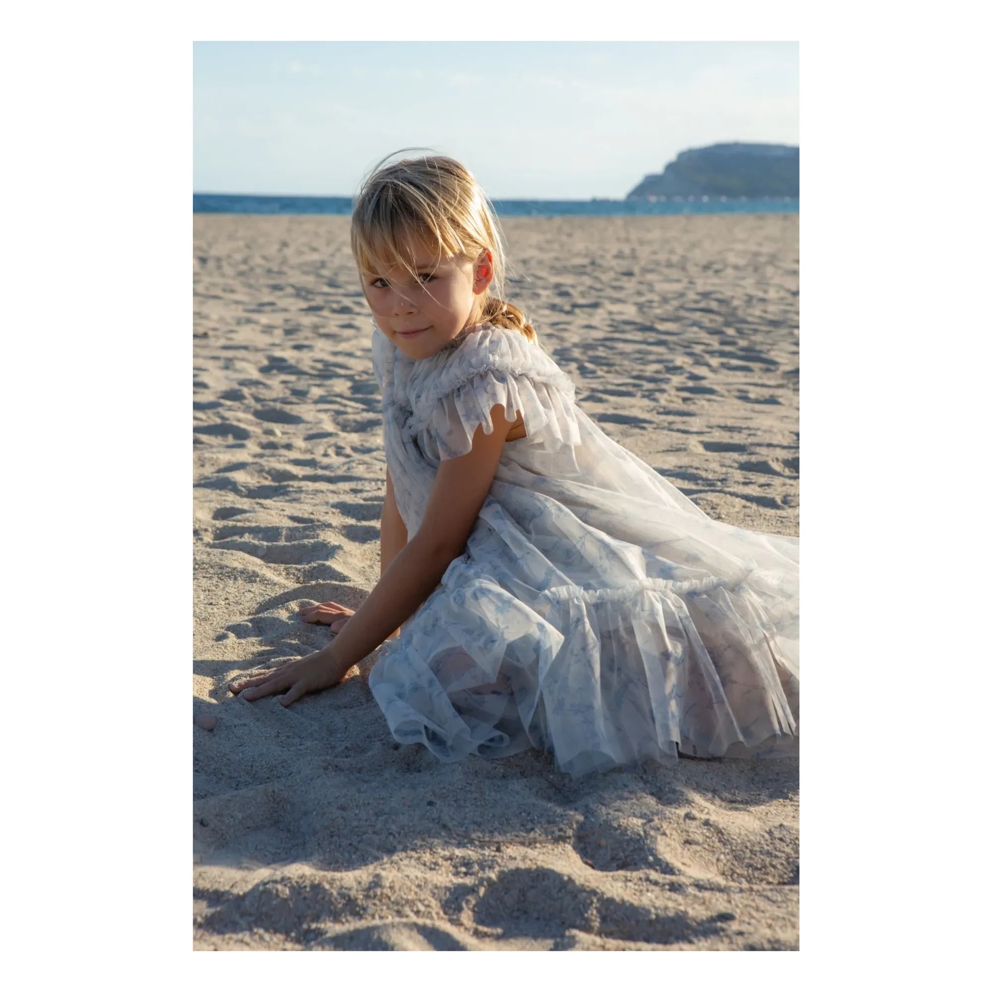 C'era Una Volta - Marisol Fleurie Dress | Gray-Blue