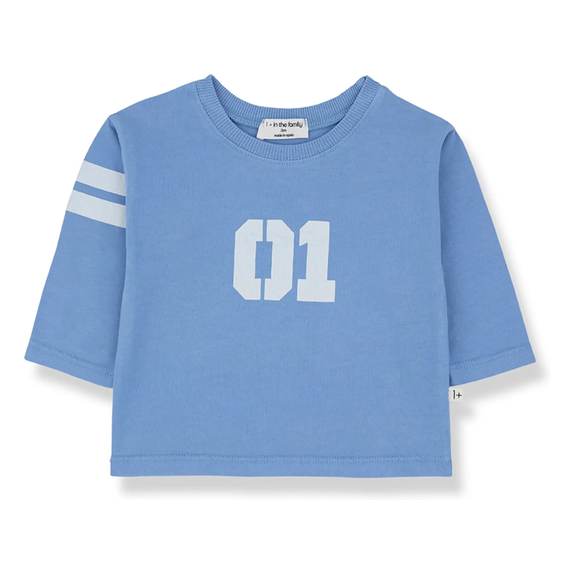 1+ in the family - Salines T-Shirt | Light blue