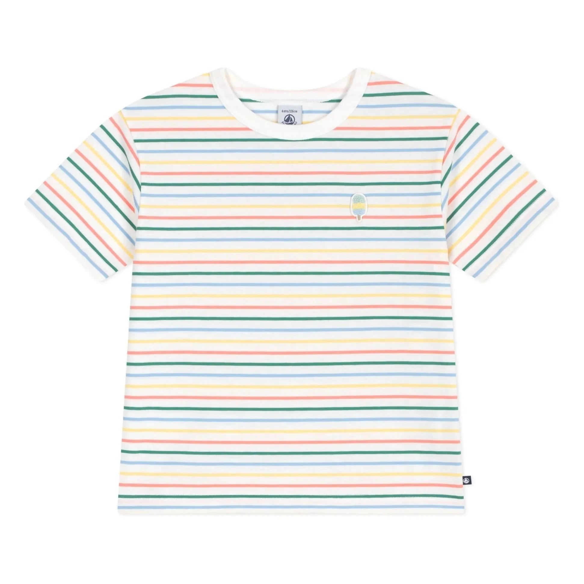 Petit Bateau - Striped T-Shirt | Yellow