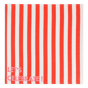 Rose in April - Josephine Let's Celebrate napkins - Set of 2 | Red