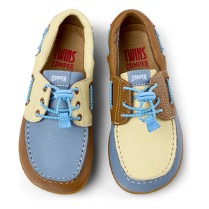 Camper - Peu Cami Colorblock Boat Shoe | Brown
