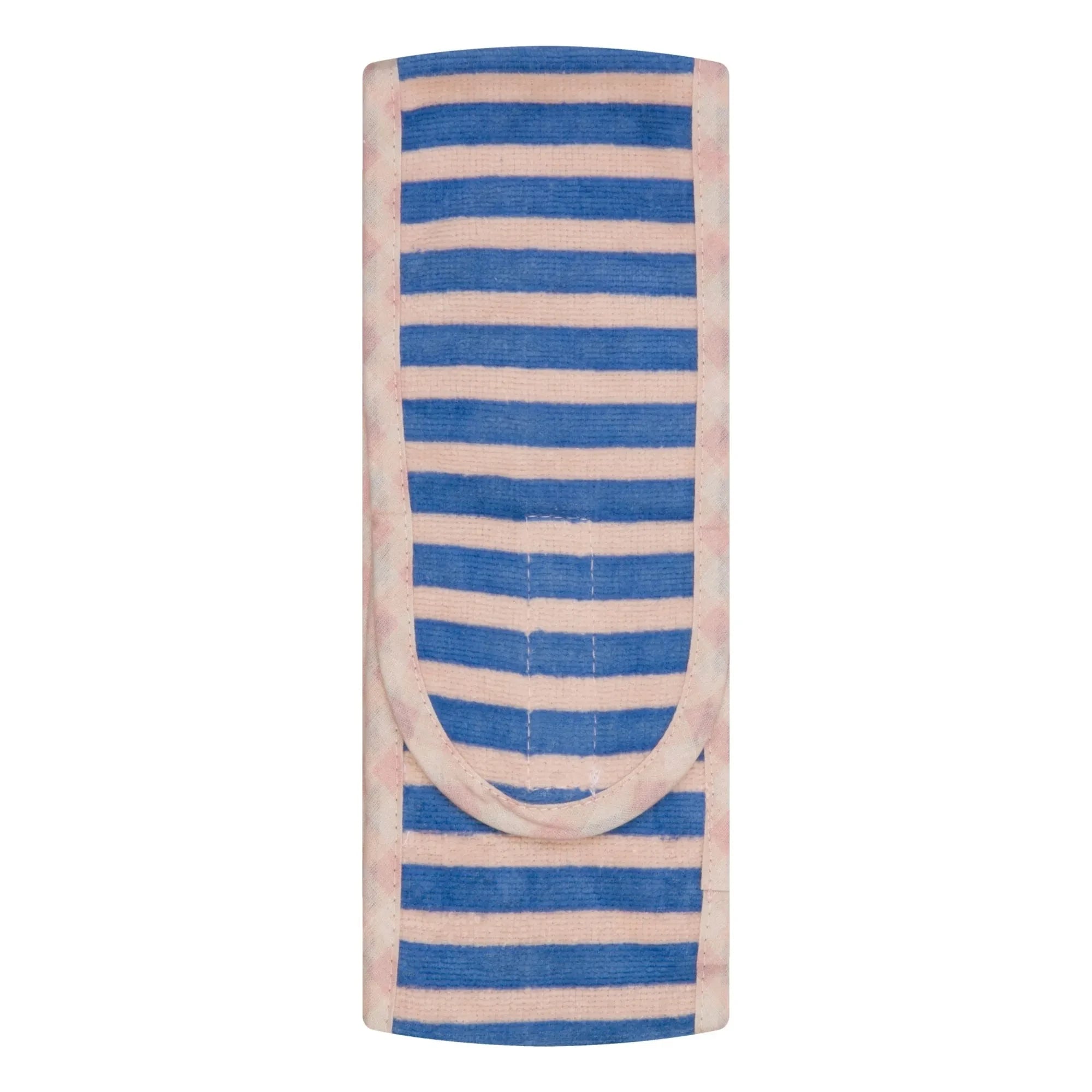 Jera Mini - Striped Towel-Textured Headband | Light Pink