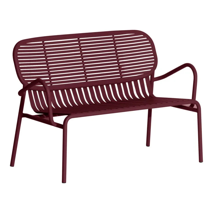 Petite Friture - Weekend 2-Person Lounge Chair | Burgundy