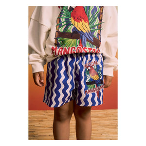 Maison Mangostan - Parrot sweatshirt | Beyaz