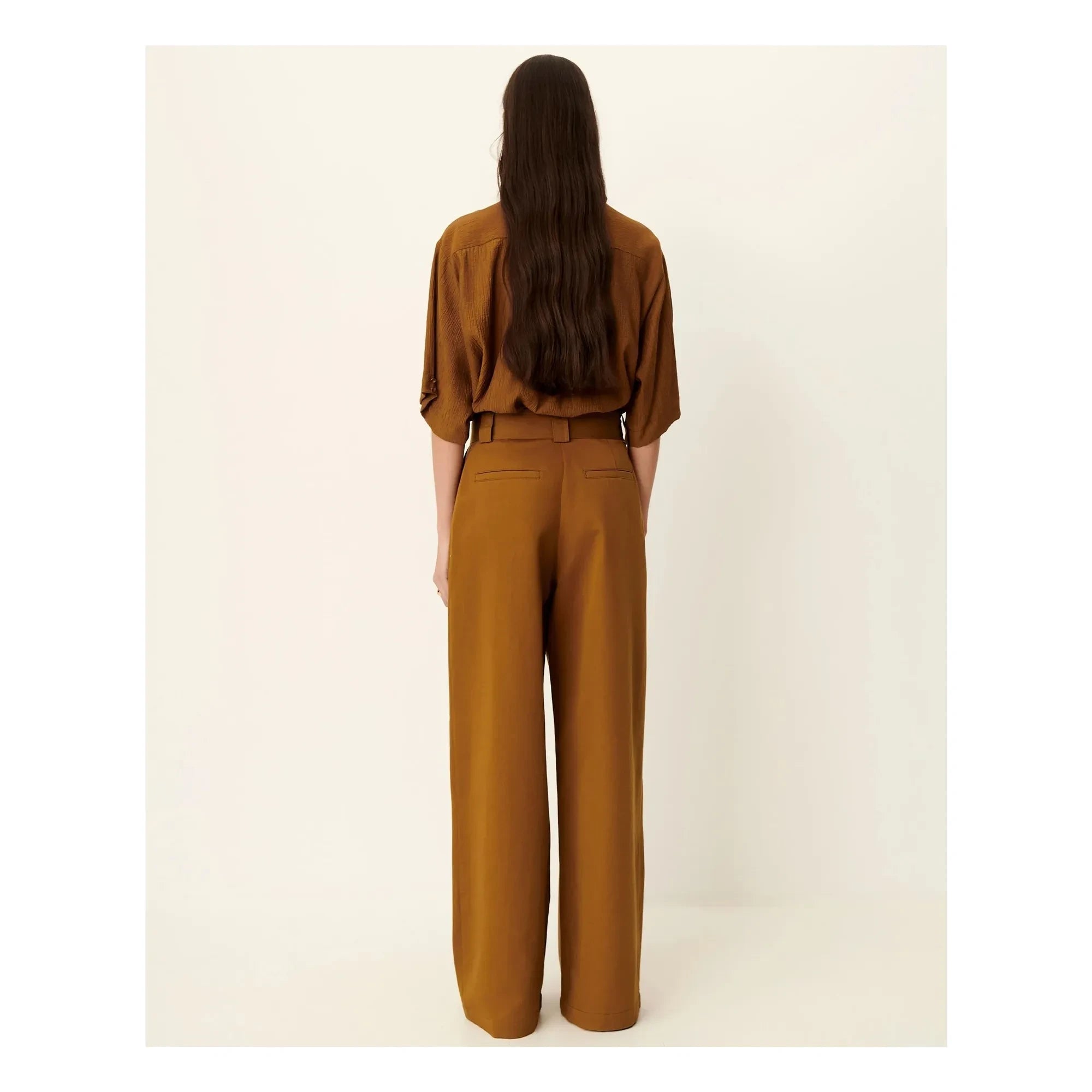 Sessùn - Rive Cotton Pants | Bronze