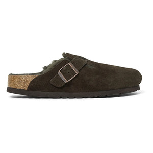BIRKENSTOCK - Boston Shearling Slippers - Adult Collection | Brown