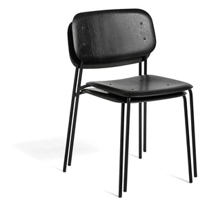 Hay - Soft-Edge Wooden Chair | Black