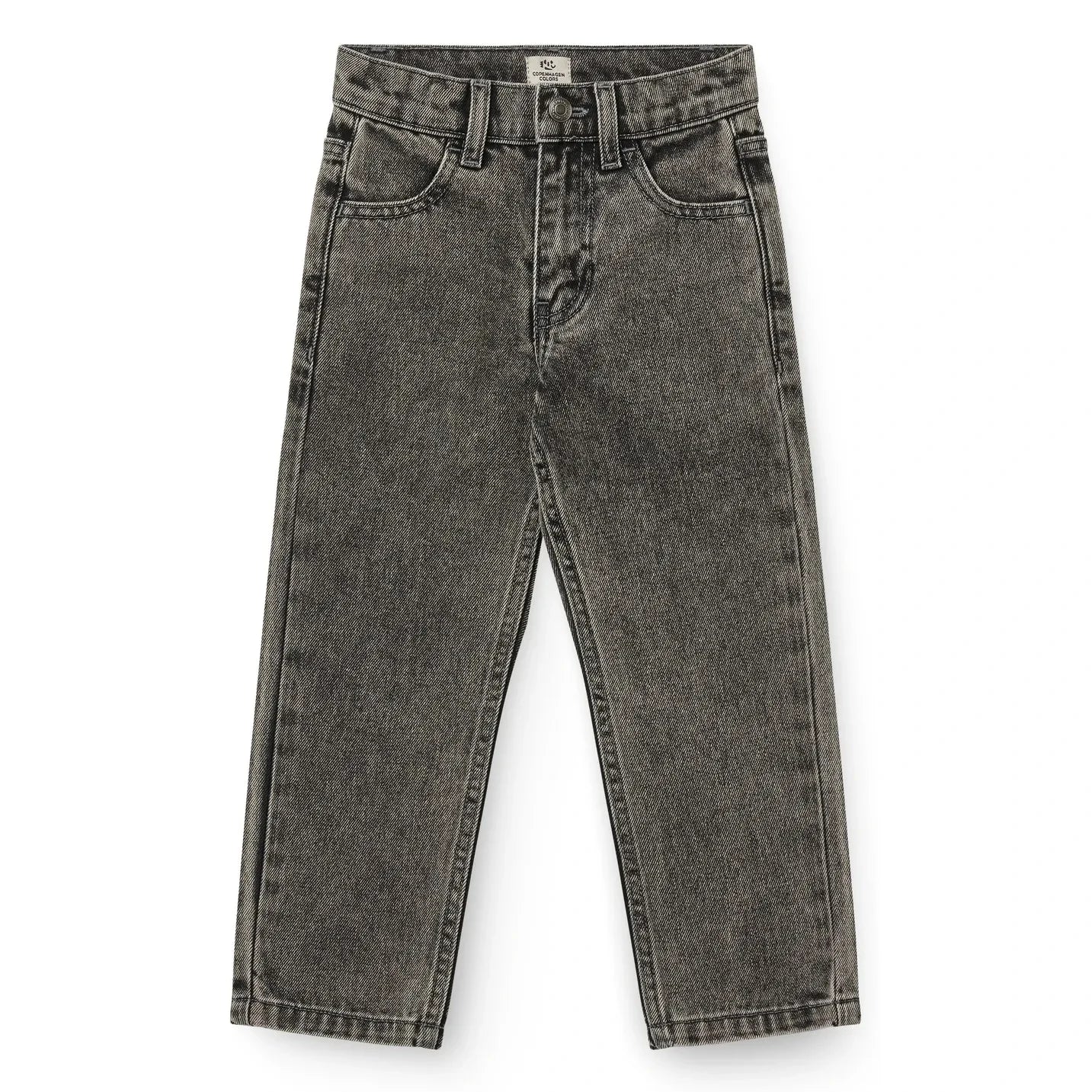 Copenhagen Colors - Organic Cotton Distressed Jean | Dark grey